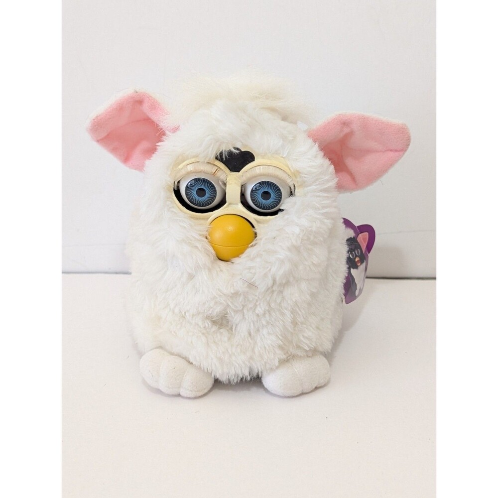 Vintage 1998 Original Furby Snowball White Model 70-800 READ